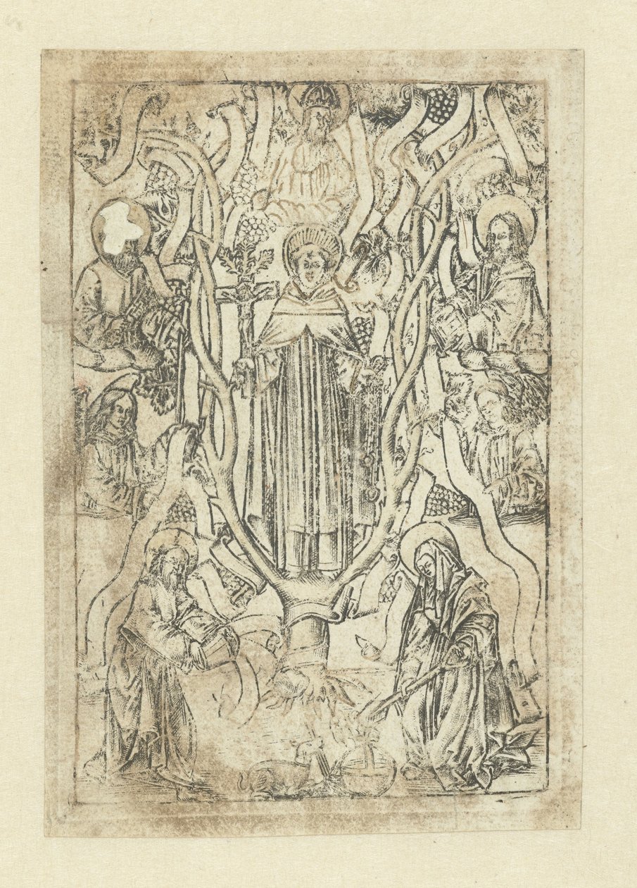 Święty Dominik autorstwa Monogrammist S
