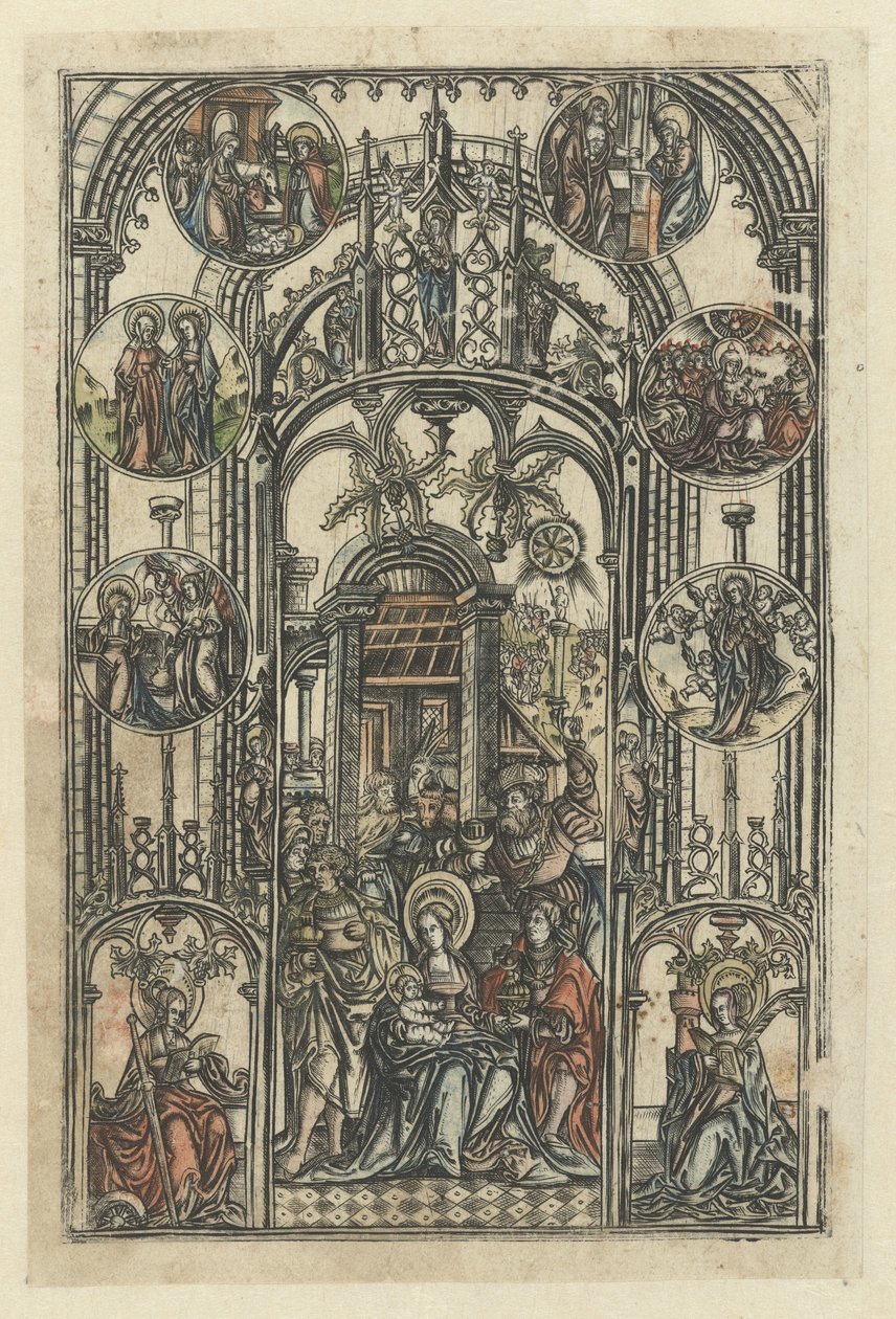 Adoracja Królów autorstwa Monogrammist S
