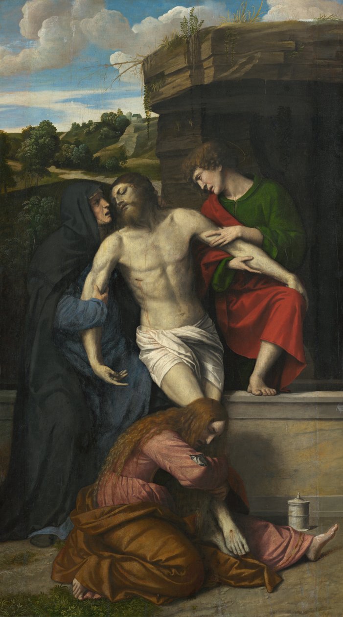 Pochowanie Chrystusa autorstwa Moretto da Brescia  