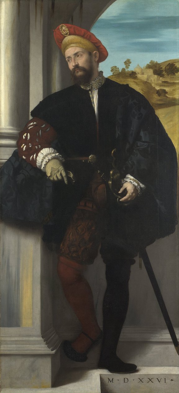 Portret mężczyzny autorstwa Moretto da Brescia