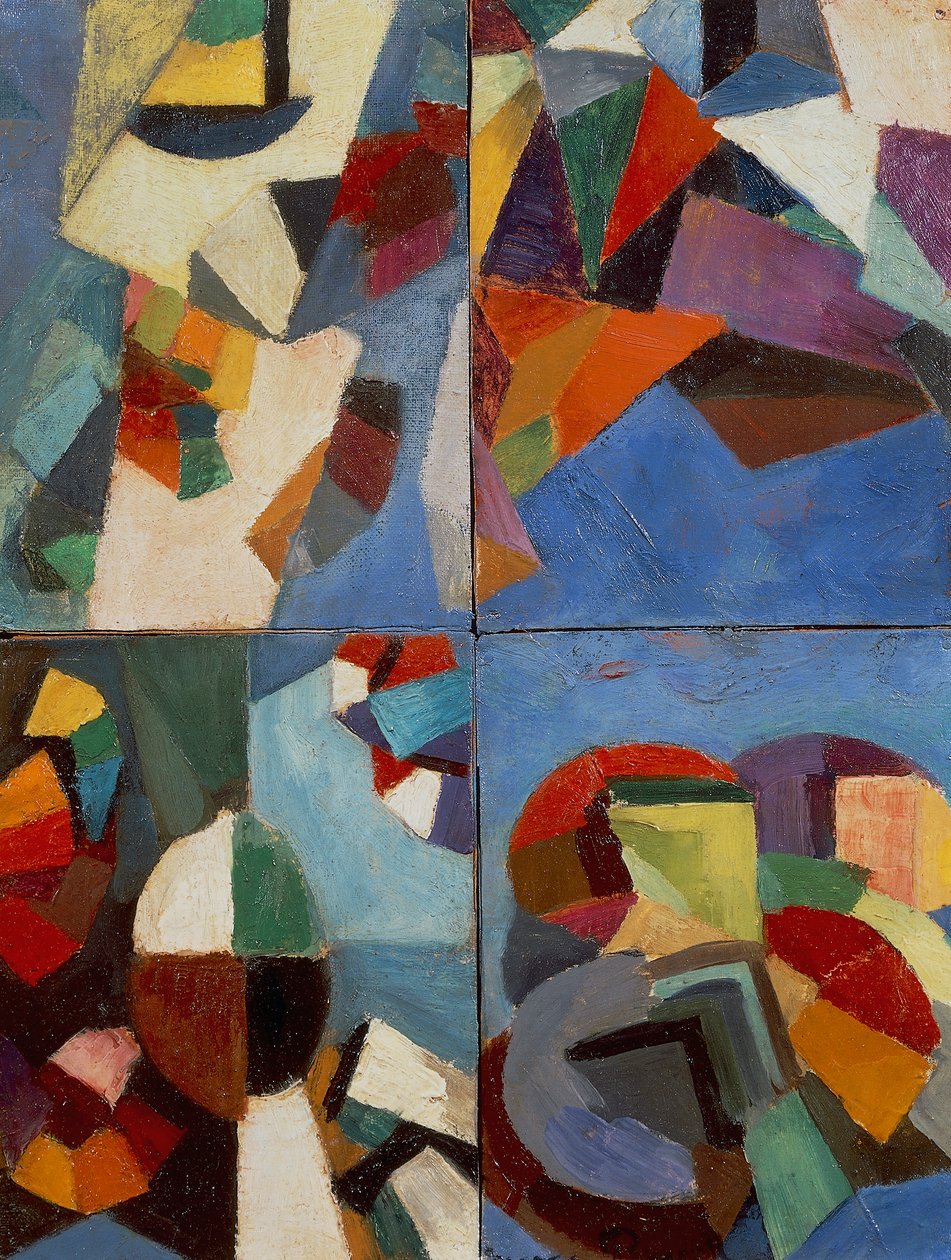 Czteroczęściowa synchromia, numer 7 autorstwa Morgan Russell