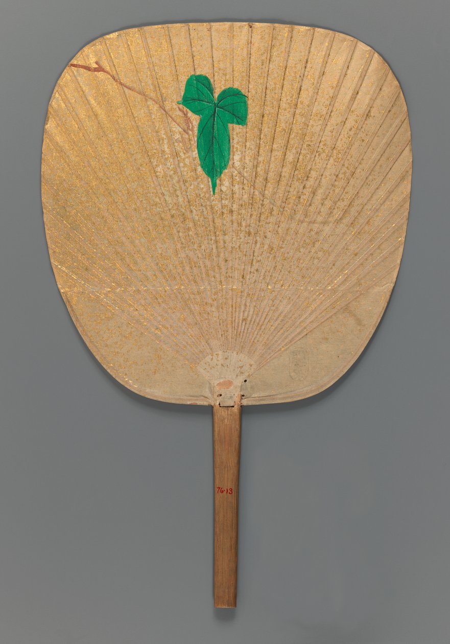 Morning Glory (verso), ok. 1870 (atrament, kolor i złota plamka na papierze) autorstwa Mori Ippo