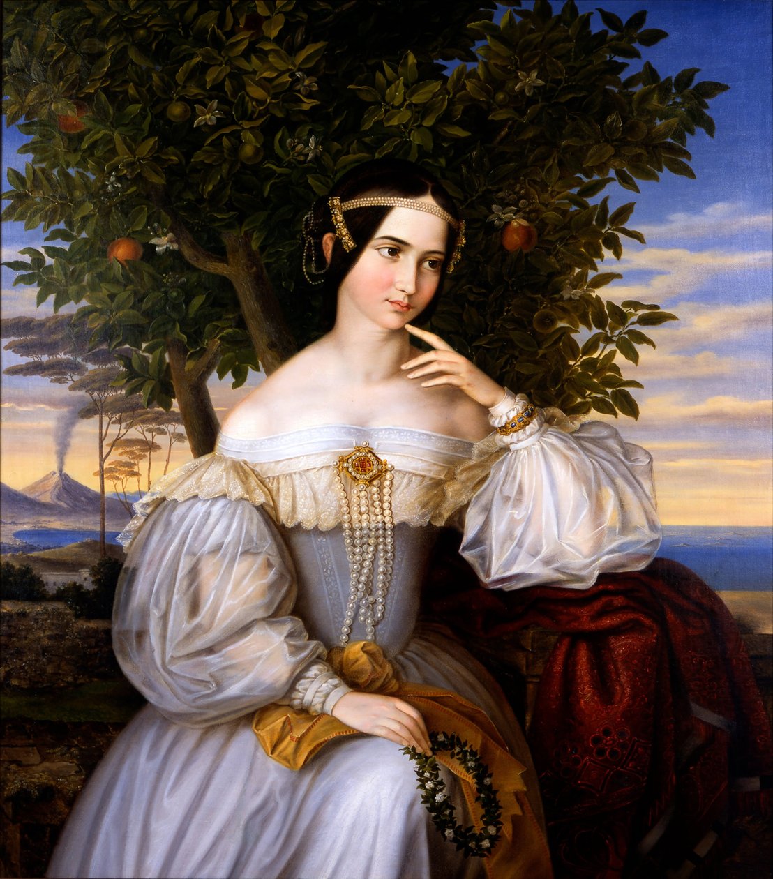 Portret małżeński Charlotte de Rothschild, 1836. autorstwa Moritz Daniel Oppenheim