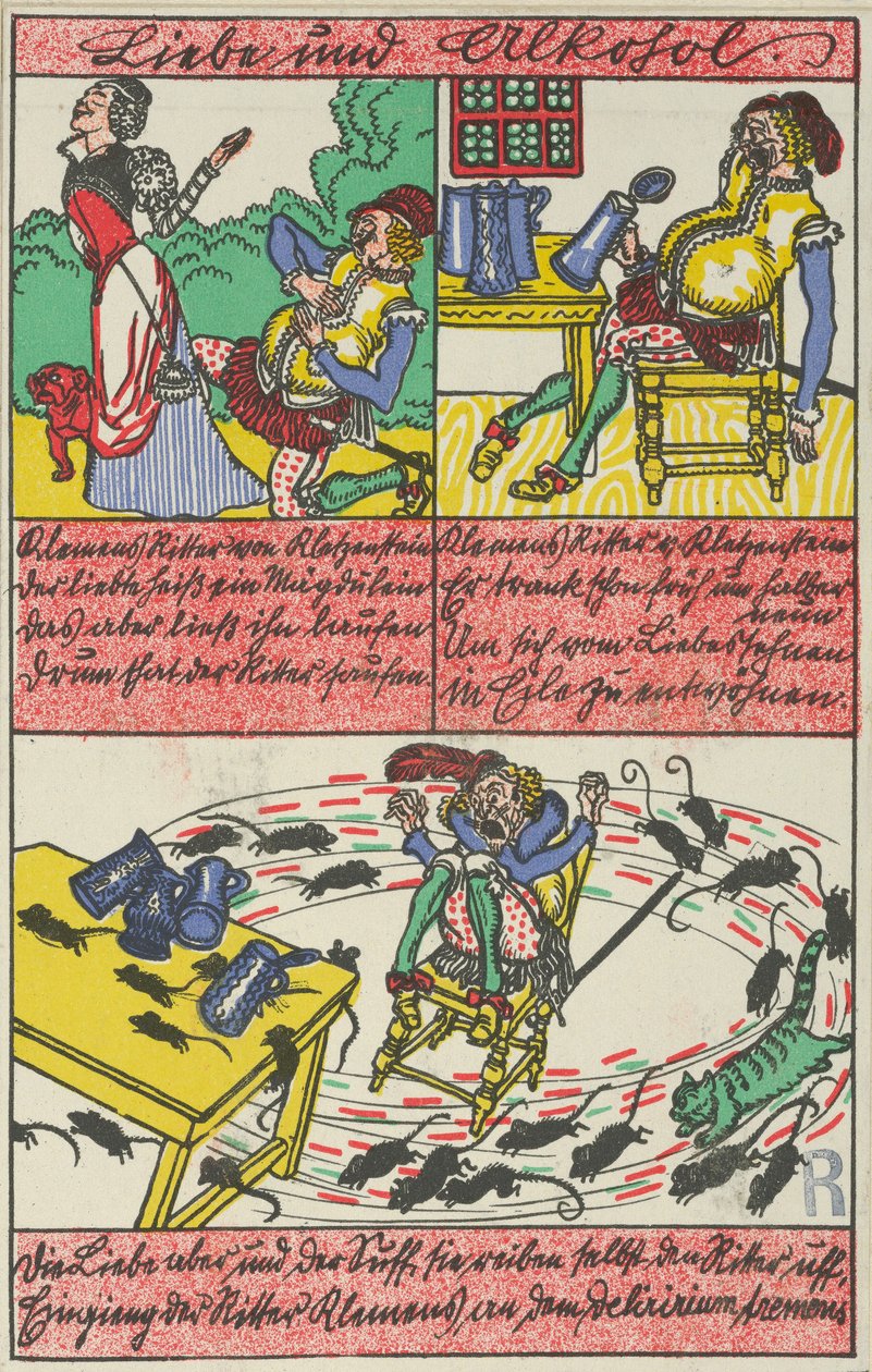 Miłość i alkohol Miłość i alkohol, 1911. autorstwa Moritz Jung