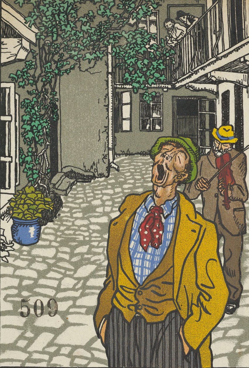 Naturalnie uzdolniony piosenkarz Natursänger!, 1911. autorstwa Moritz Jung