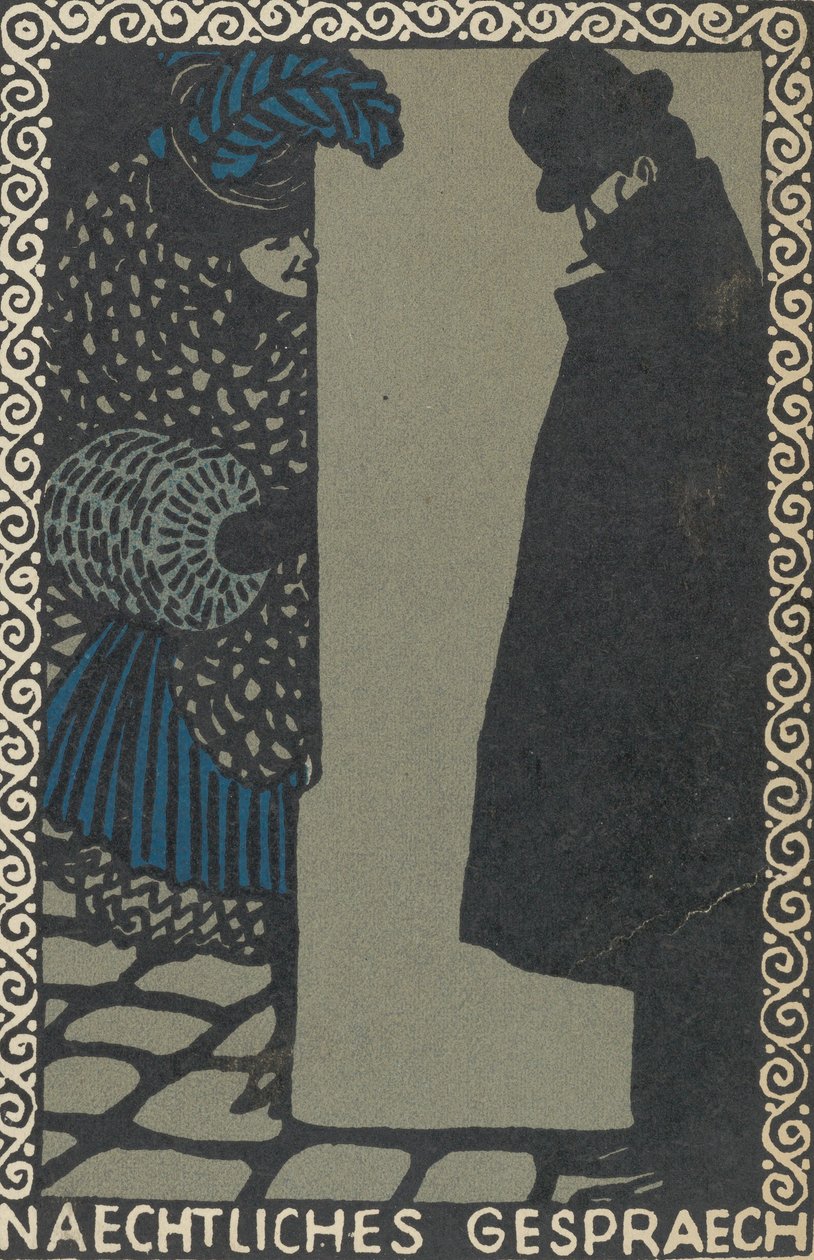 Nocne rozmowy Nocne rozmowy, 1907. autorstwa Moritz Jung