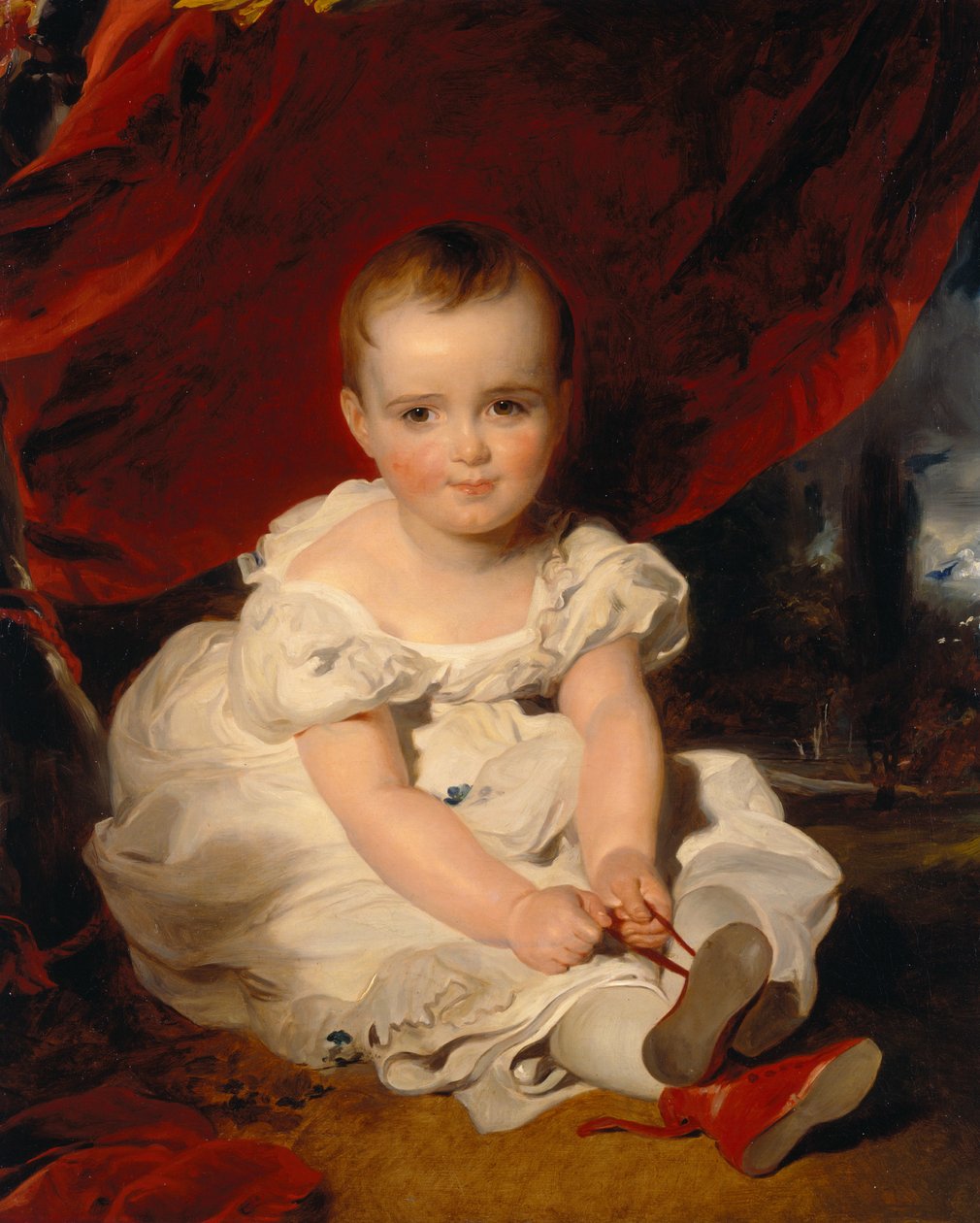 Maria Theresia Isabella, Erzherzogin von Österreich (1816 Wien-1867 Albano), Königin beider Sizilien Maria Teresa Izabela, arcyksiężna austriacka (1816-1867), królowa Dwóch Sycylii (1837-1859) autorstwa Moritz Michael Daffinger