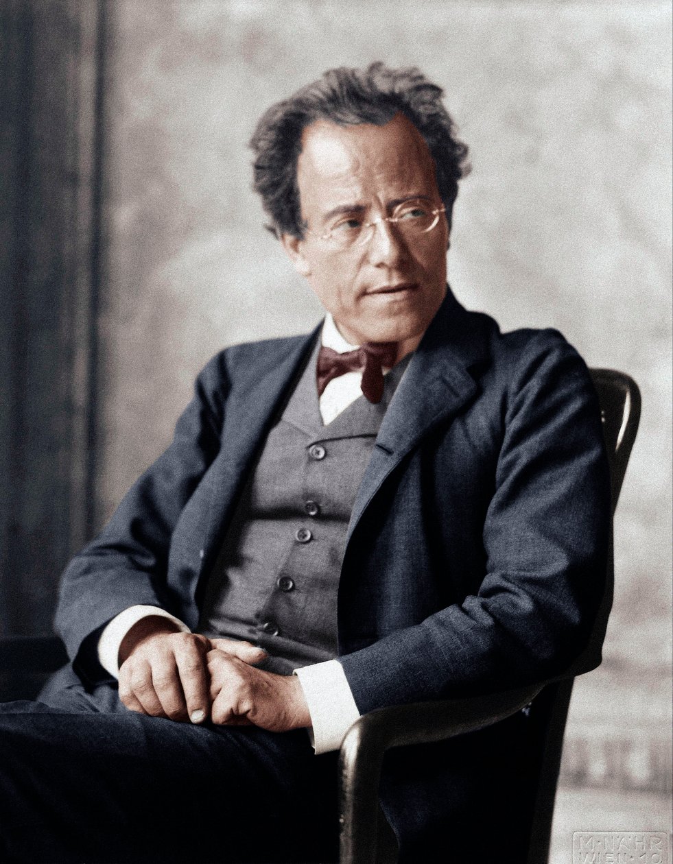Gustav Mahler w Operze Wiedeńskiej autorstwa Moritz Nähr