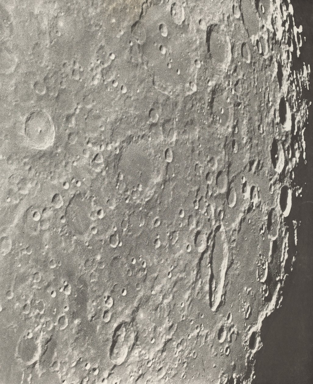 Zdjęcie księżycowe Blancanus - Tycho - Schiller, 1899 (fot.) autorstwa Moritz & Puiseux Pierre Henri (1855 1928) Loewy