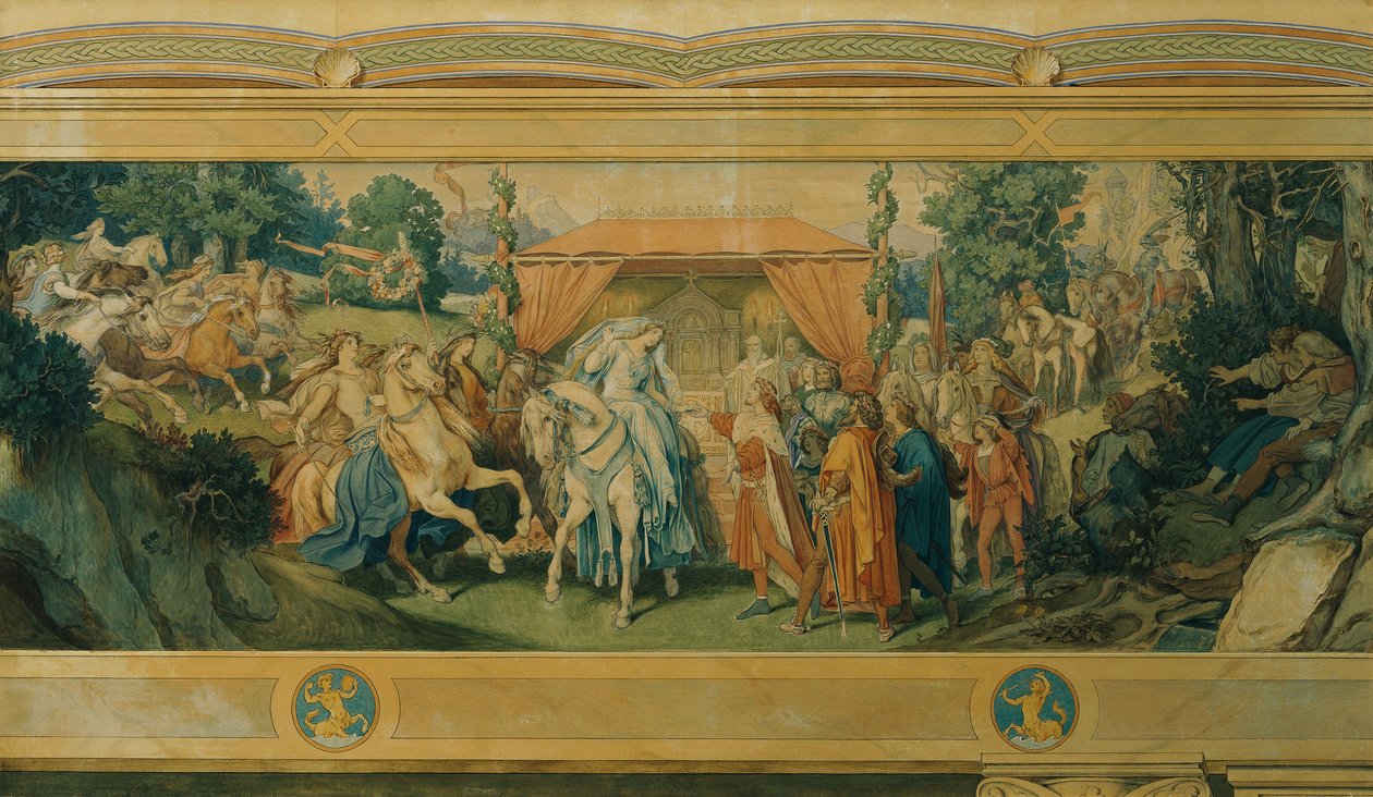 Piękna Meluzyna: III. Panna młoda autorstwa Moritz Ludwig von Schwind