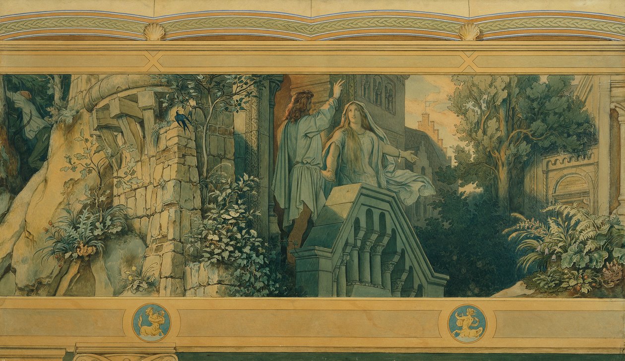 Piękna Meluzyna: IV Przysięga autorstwa Moritz Ludwig von Schwind