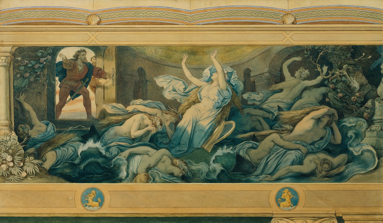 Piękna Meluzyna: VIII Złamanie przysięgi autorstwa Moritz Ludwig von Schwind