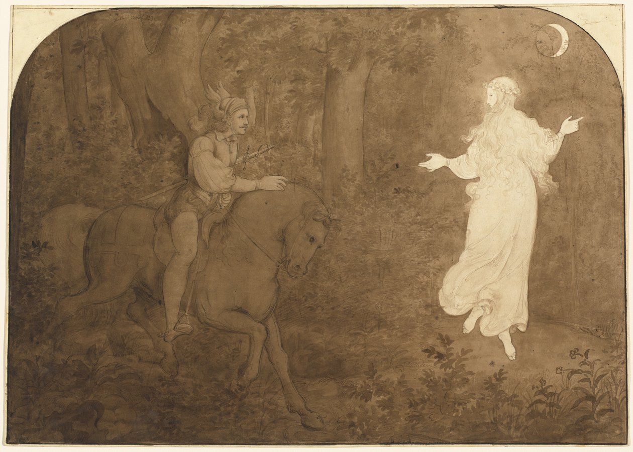 Objawienie w lesie autorstwa Moritz Ludwig von Schwind