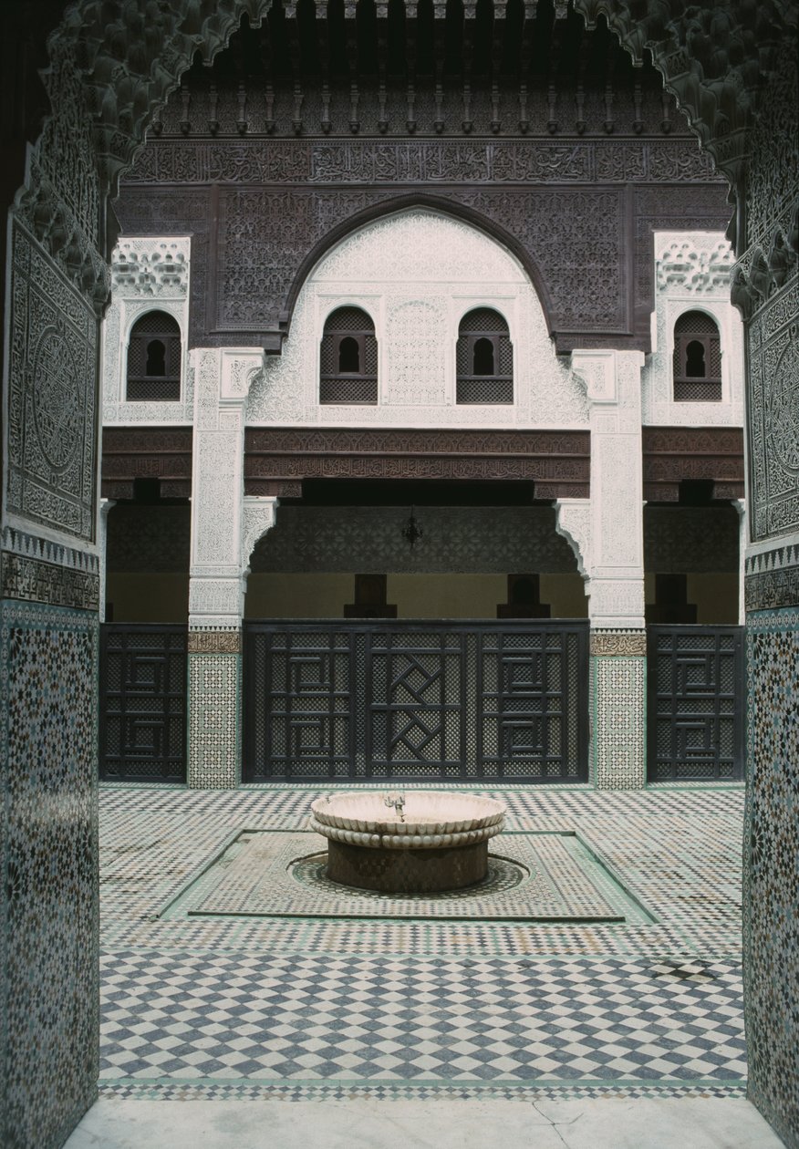 Szkoła Bo Inma, dziedziniec autorstwa Moroccan School