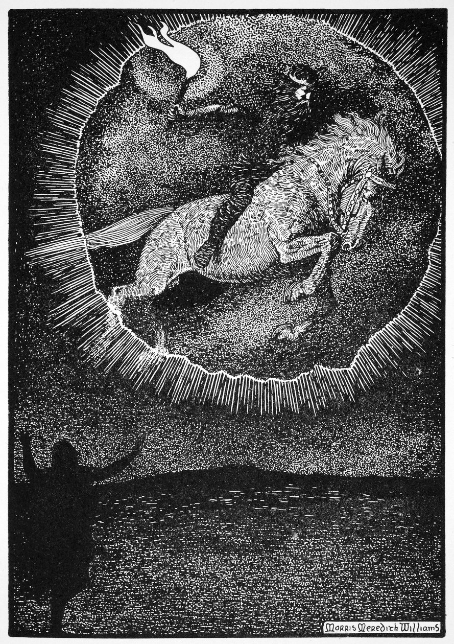 „Wizja człowieka na szarym koniu”, 1913. autorstwa Morris Meredith Williams
