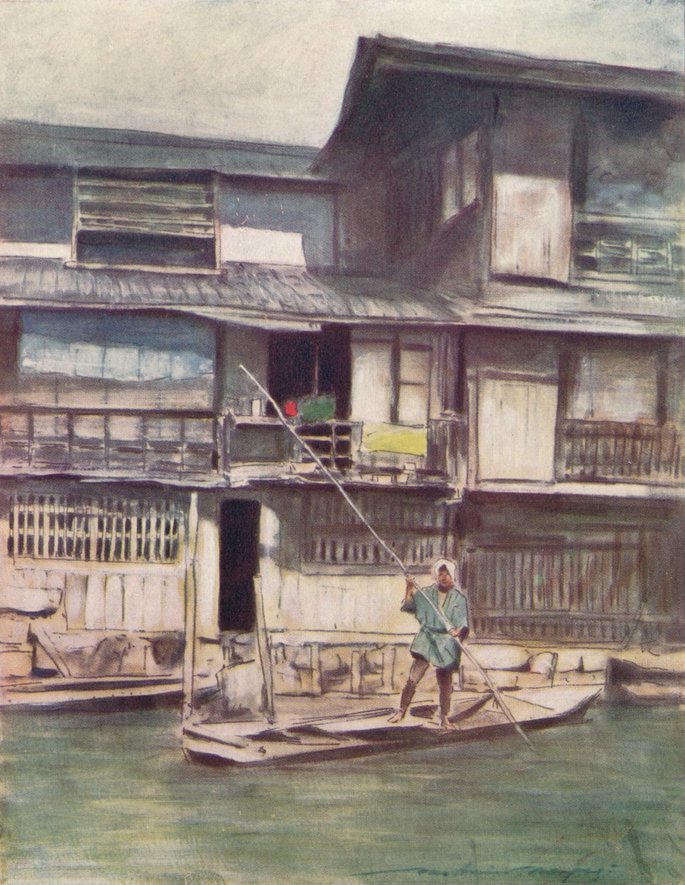 „Przy kanale”, 1901 autorstwa Mortimer L Menpes