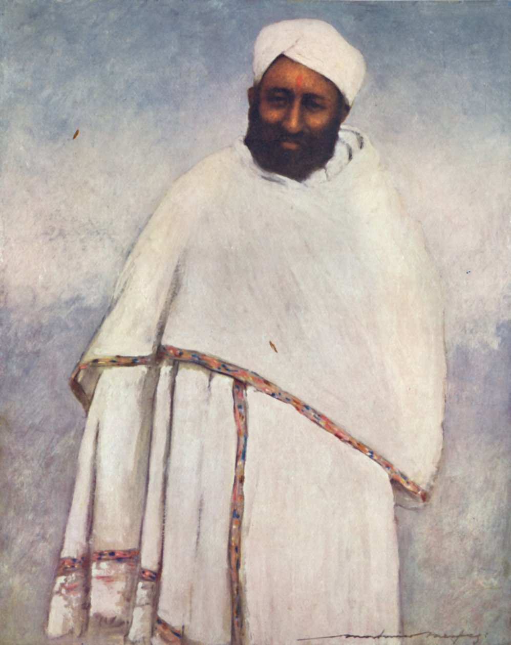 „Kaszmirski Pandit”, 1903 r. autorstwa Mortimer L Menpes