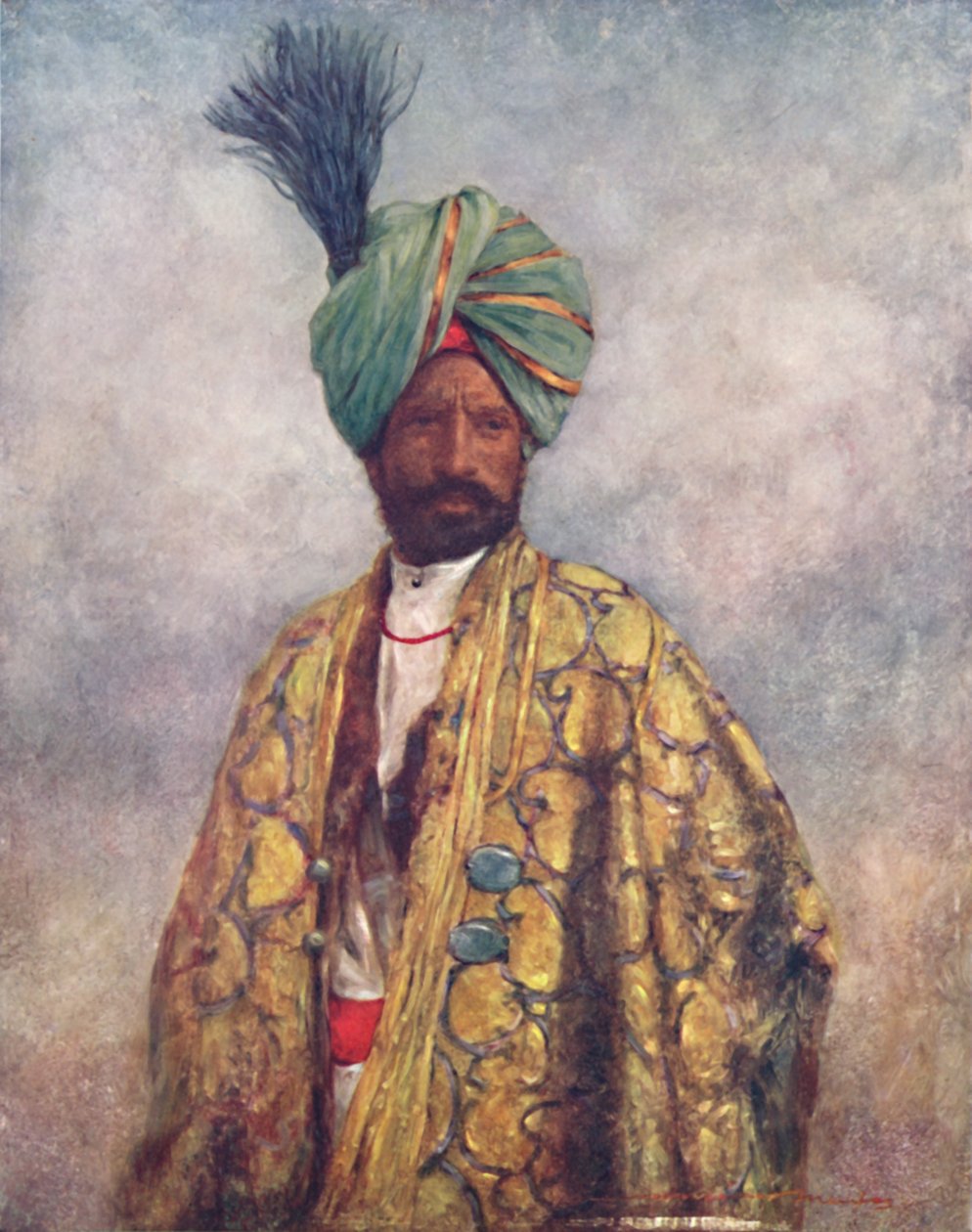 „Żołnierz kaszmirski”, 1903 autorstwa Mortimer L Menpes