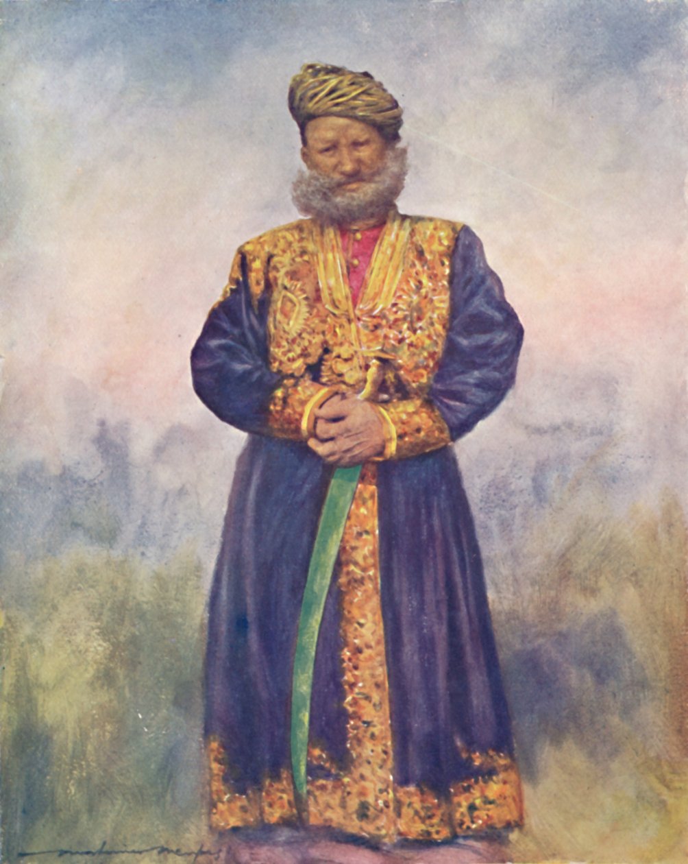 Rajput Rajgarh, 1903 autorstwa Mortimer L Menpes