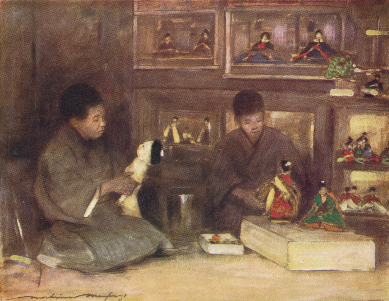 „Sklep z zabawkami”, c1887, 1901 autorstwa Mortimer L Menpes