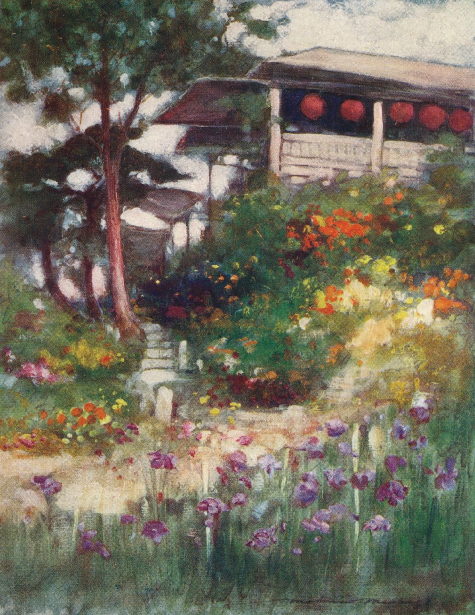 „Ogród tęczówki”, c1887, 1901 autorstwa Mortimer L Menpes