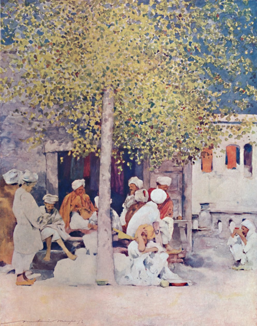 „Z dala od widowiska”, 1903 autorstwa Mortimer L Menpes