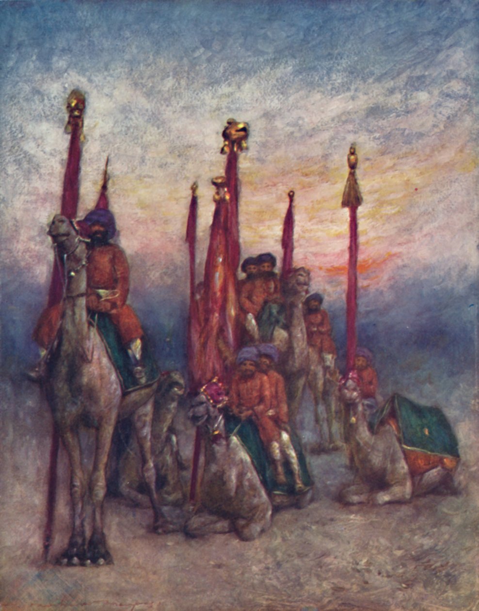 „Obóz przywódców Bombaju”, 1903 r. autorstwa Mortimer L Menpes