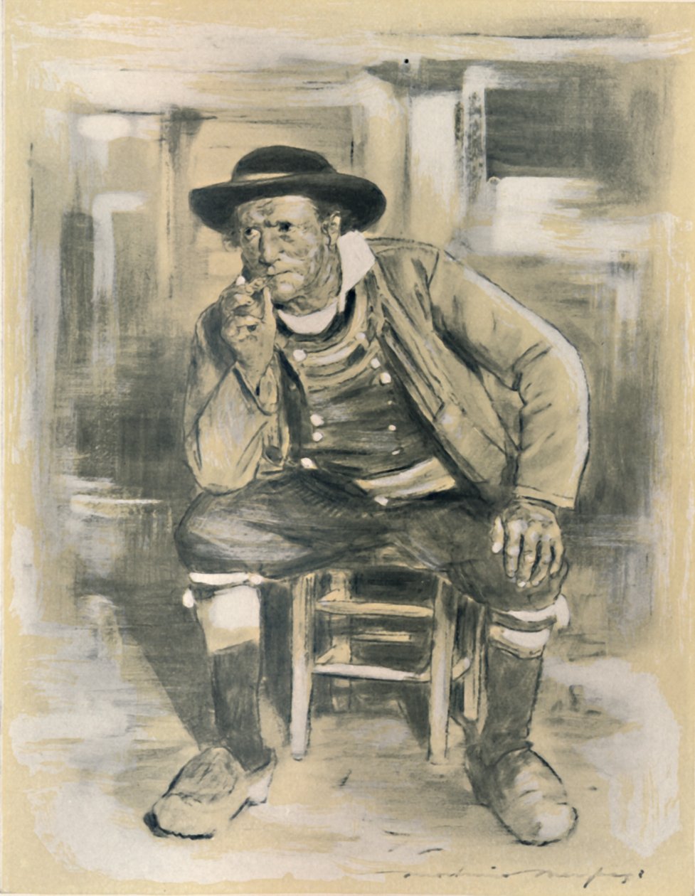 Chłop bretoński, 1903 autorstwa Mortimer L Menpes