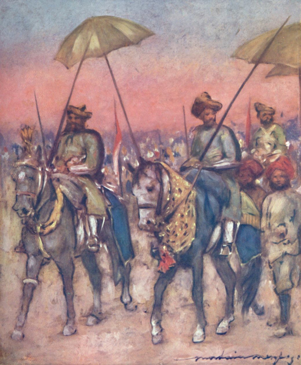„Przywódcy stanu Szan”, 1903 autorstwa Mortimer L Menpes