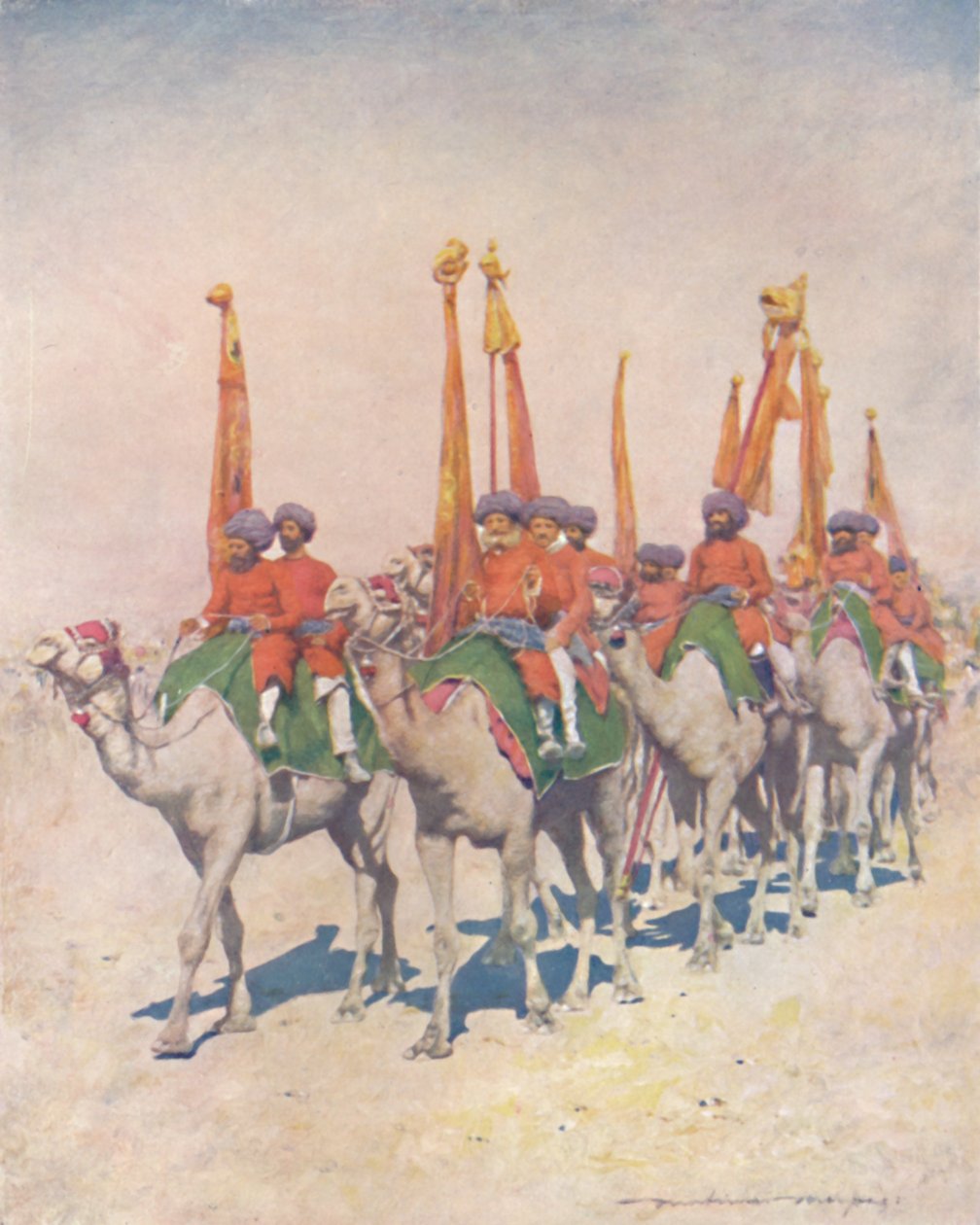 „Posiadacze godła Cutch”, 1903 autorstwa Mortimer L Menpes