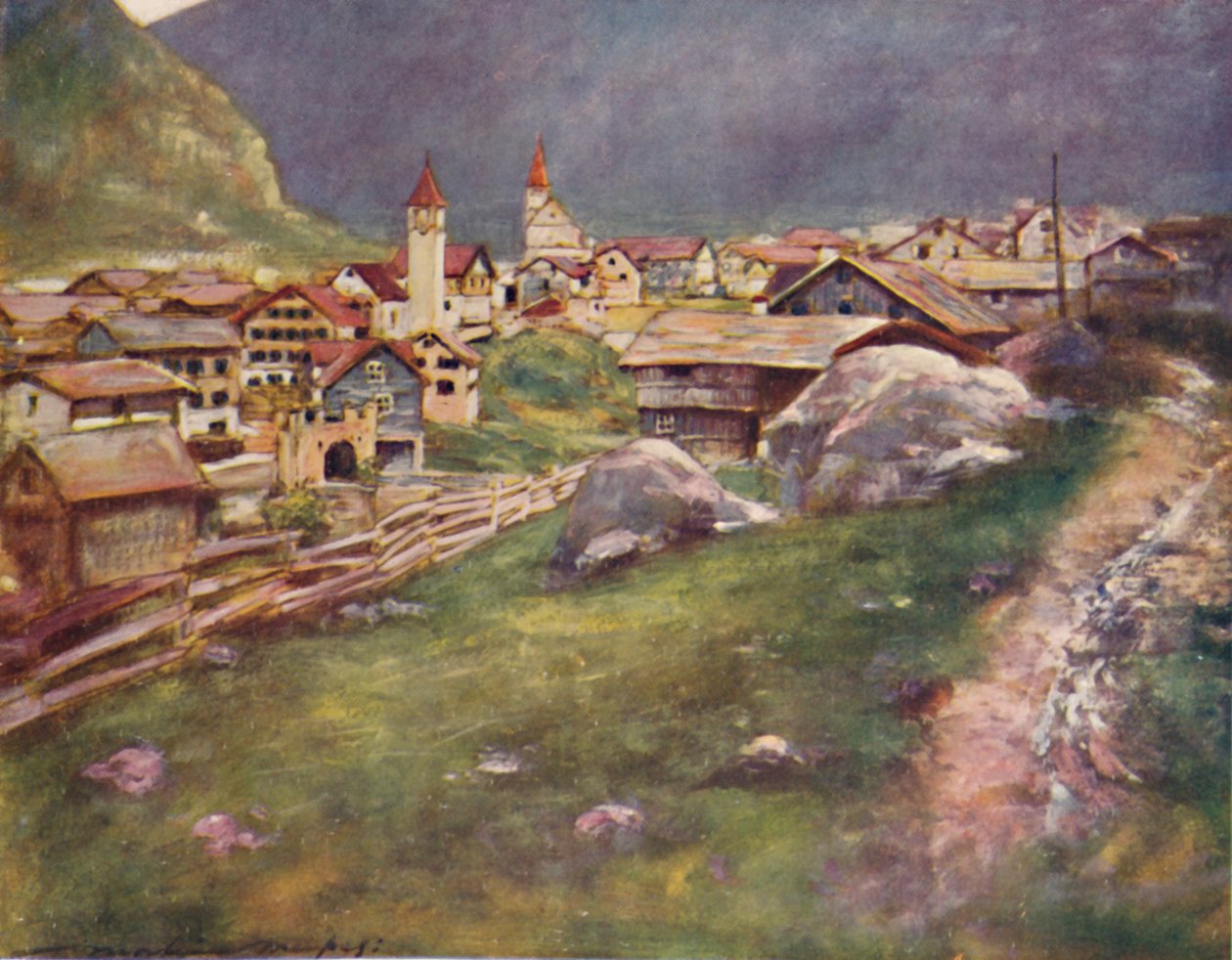 „Goeschenen”, 1903 autorstwa Mortimer L Menpes