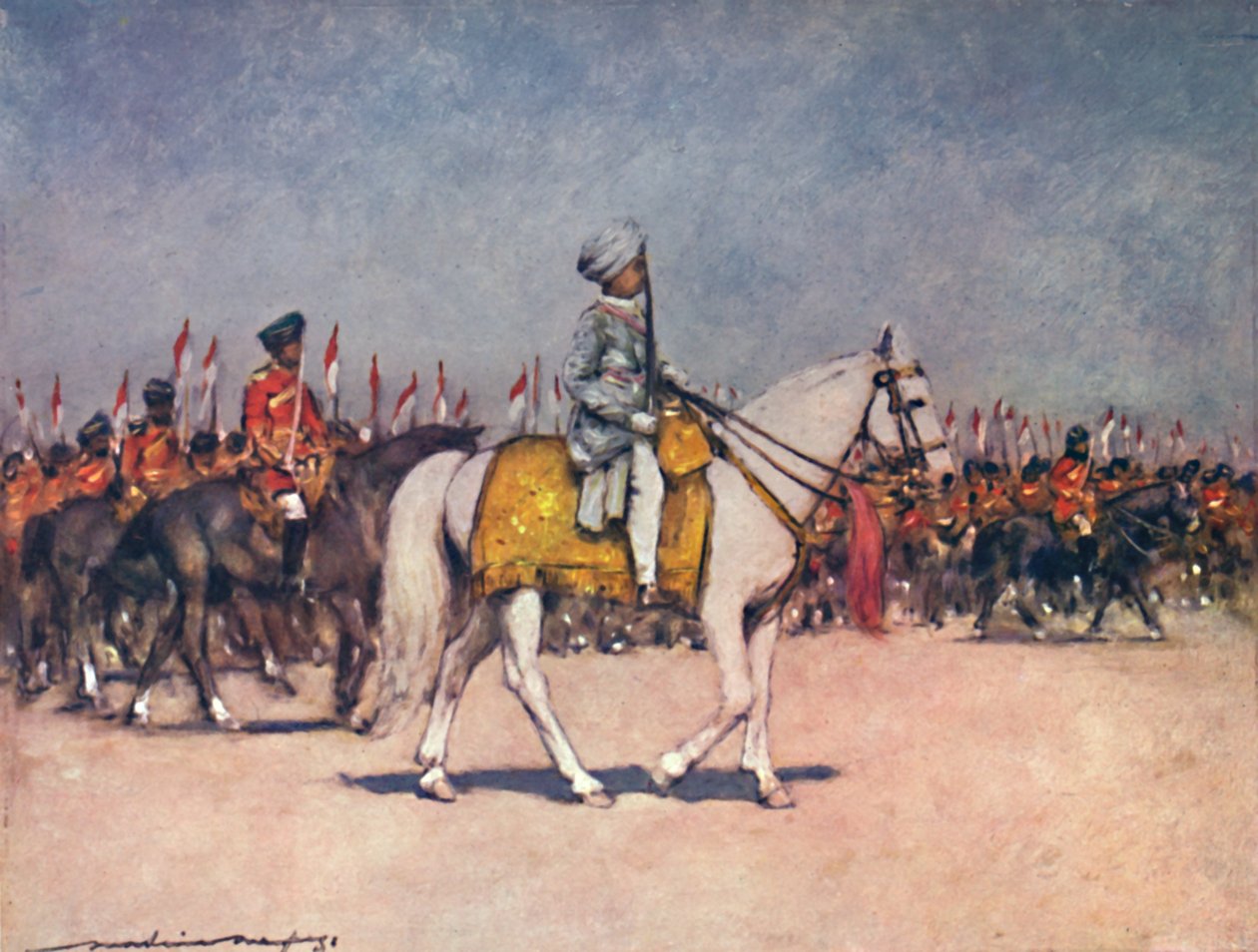 „Jego Wysokość Maharadża Patiala”, 1903 autorstwa Mortimer L Menpes