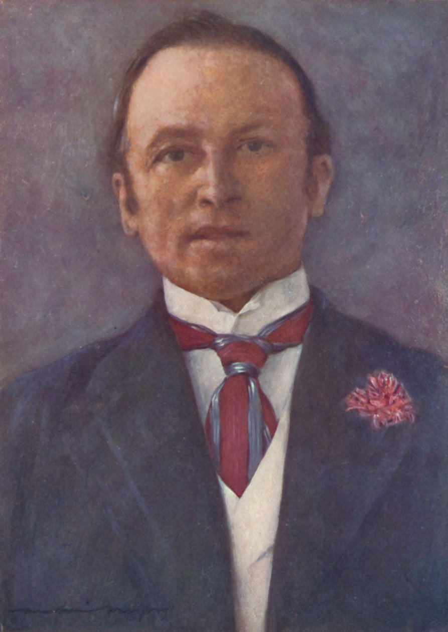 Lord Curzon w swoim gabinecie w Delhi, 1903 autorstwa Mortimer L Menpes