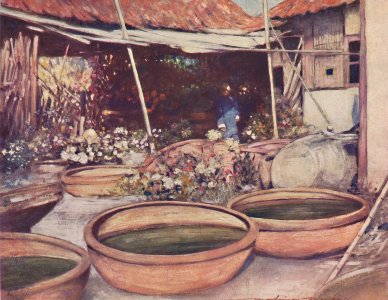 „Ogród przedszkolny”, 1903 autorstwa Mortimer L Menpes