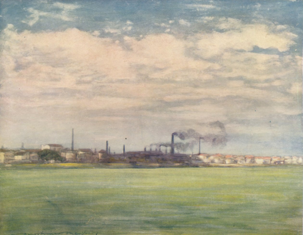 „Nad Sekwaną”, 1903 autorstwa Mortimer L Menpes