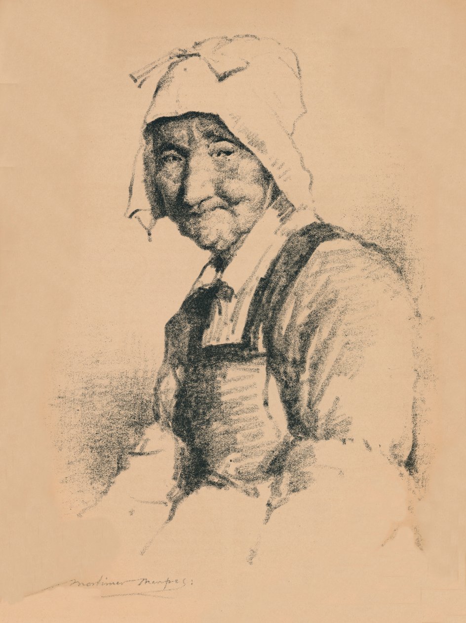 Portret starej kobiety, c1890, 1894 autorstwa Mortimer L Menpes