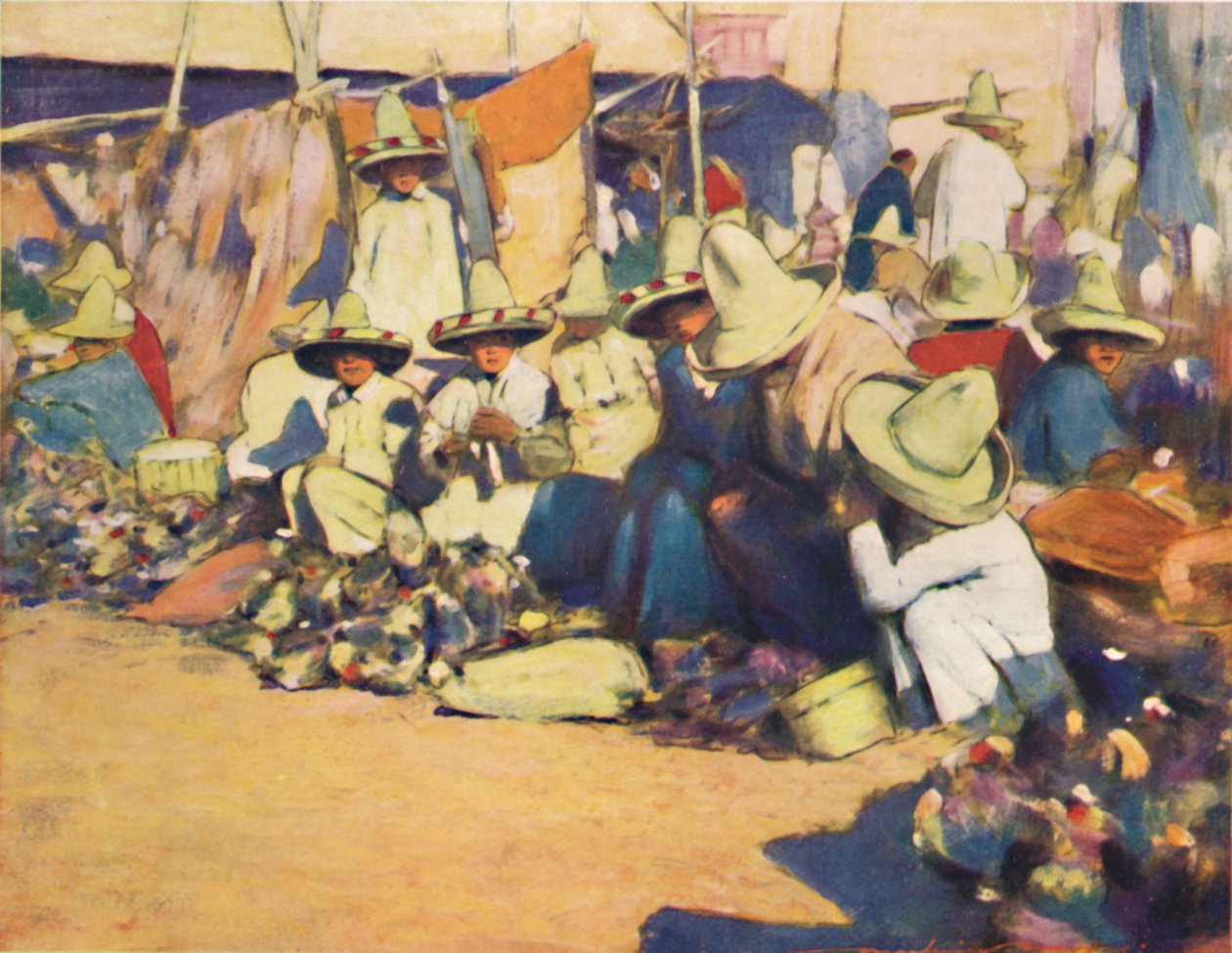 „Puebla”, 1903 autorstwa Mortimer L Menpes