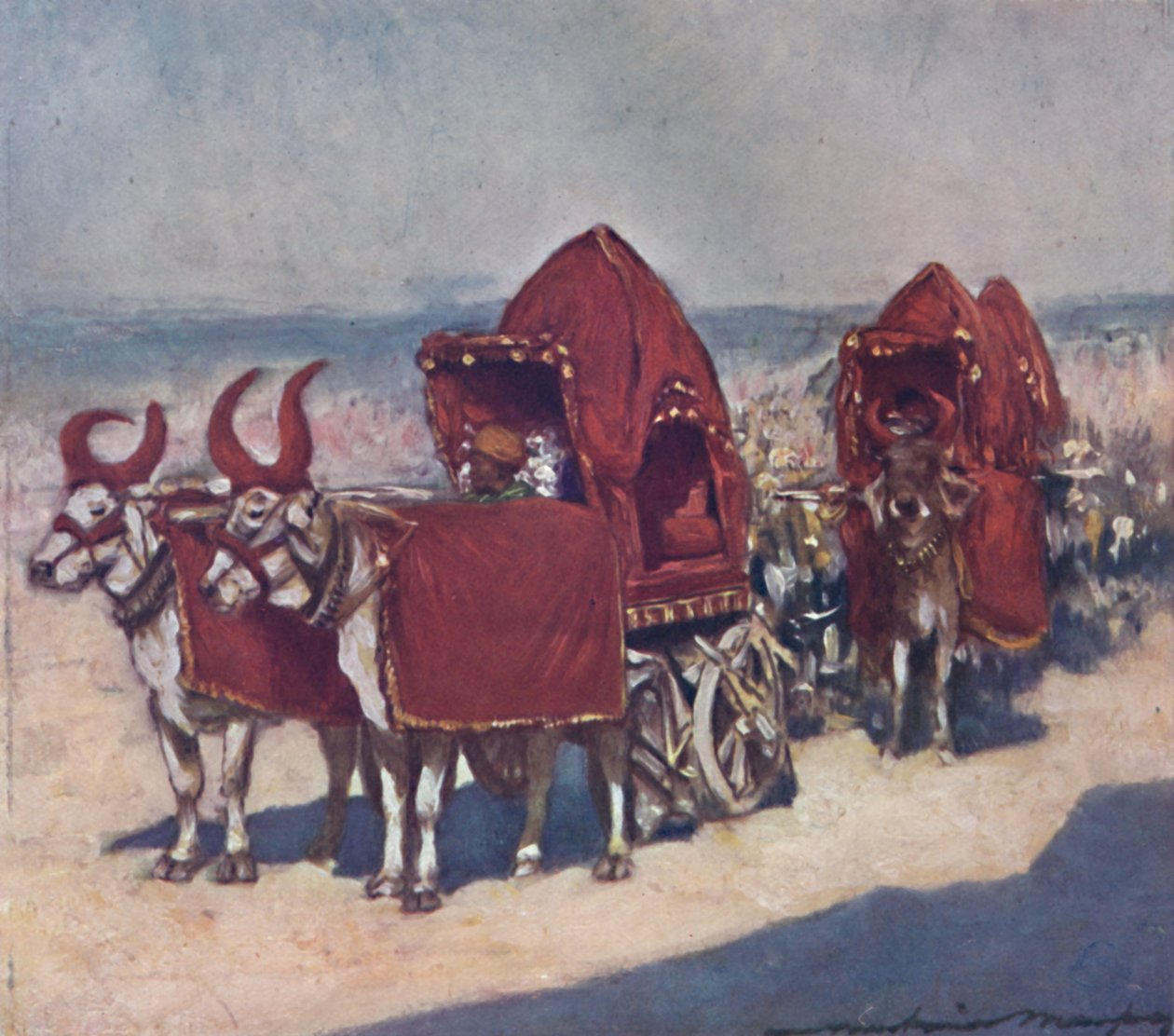 Niektóre rodzime pojazdy, 1903 autorstwa Mortimer L Menpes