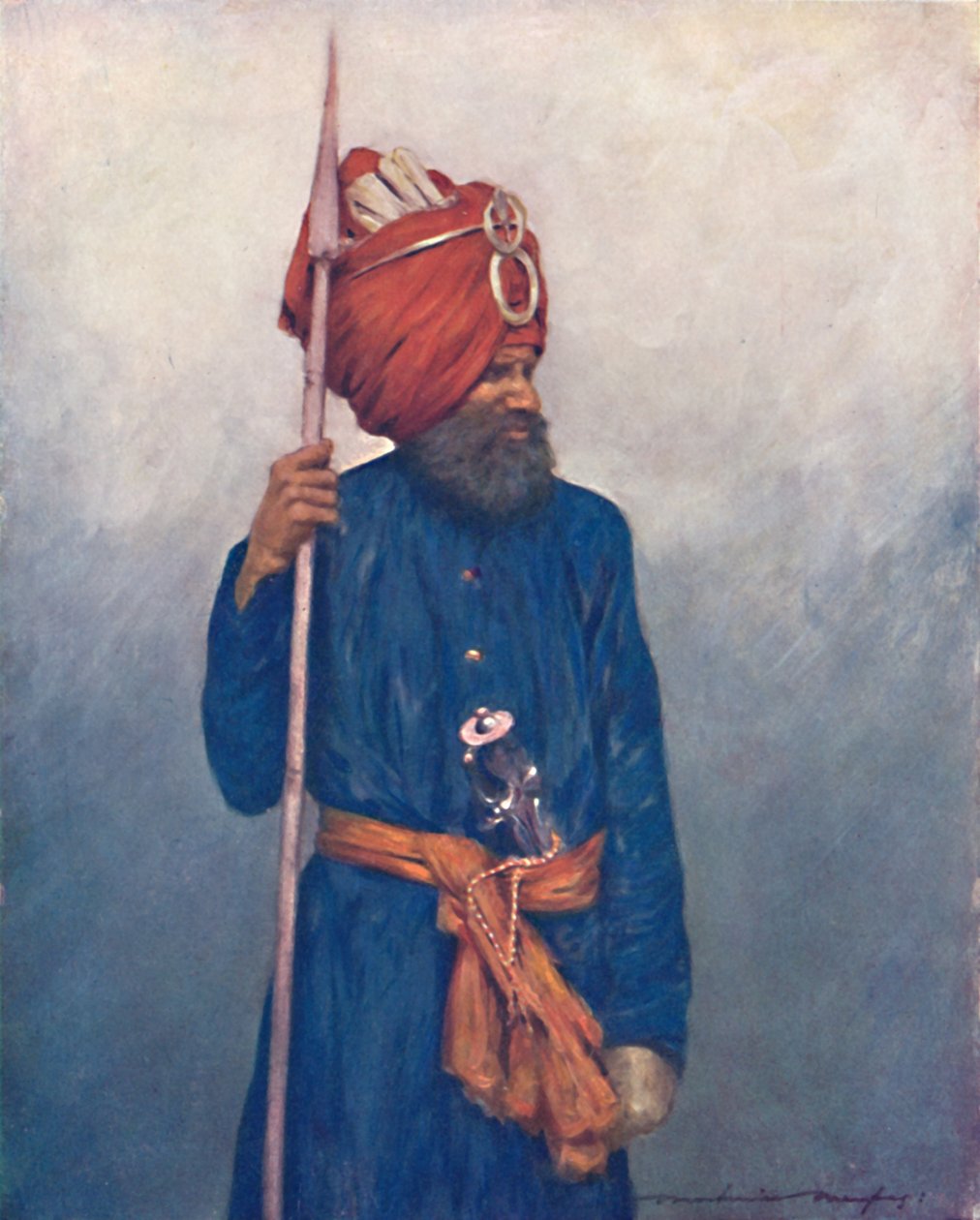„Włócznik z Jind”, 1903 autorstwa Mortimer L Menpes