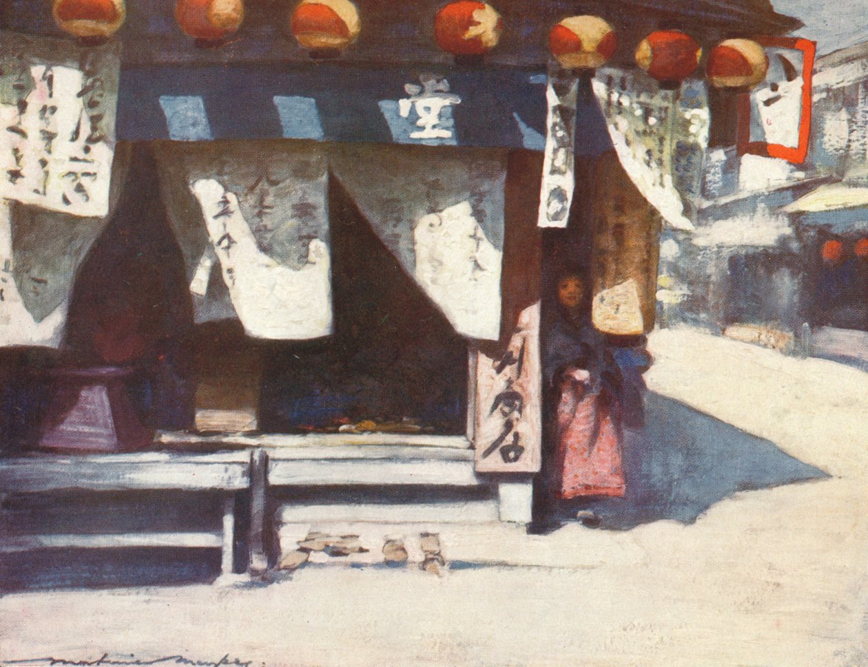 „Słońce i latarnie”, c1887 1901 autorstwa Mortimer L Menpes