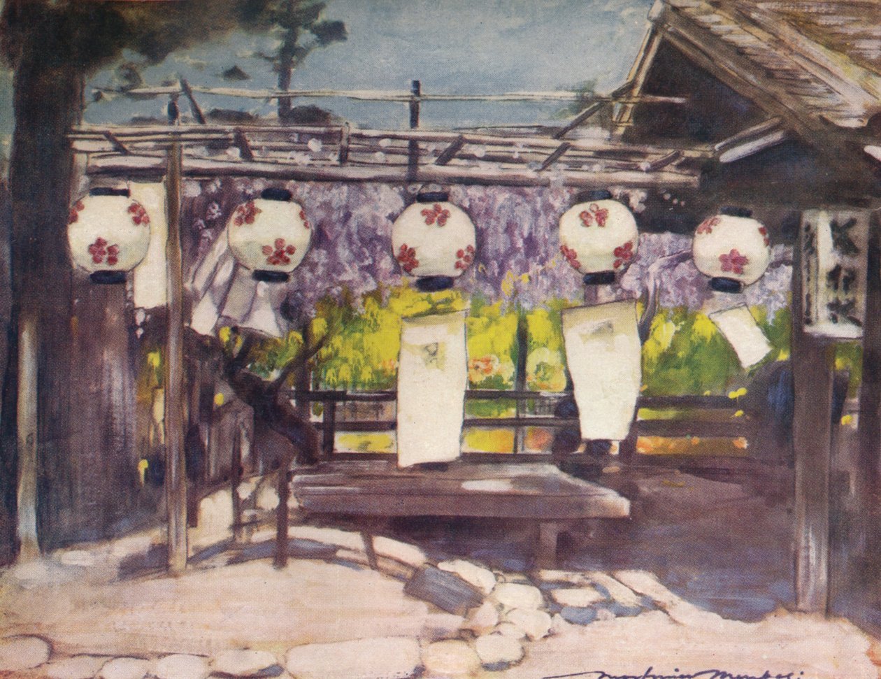 Słońce i latarnie, c1887, 1901 autorstwa Mortimer L Menpes