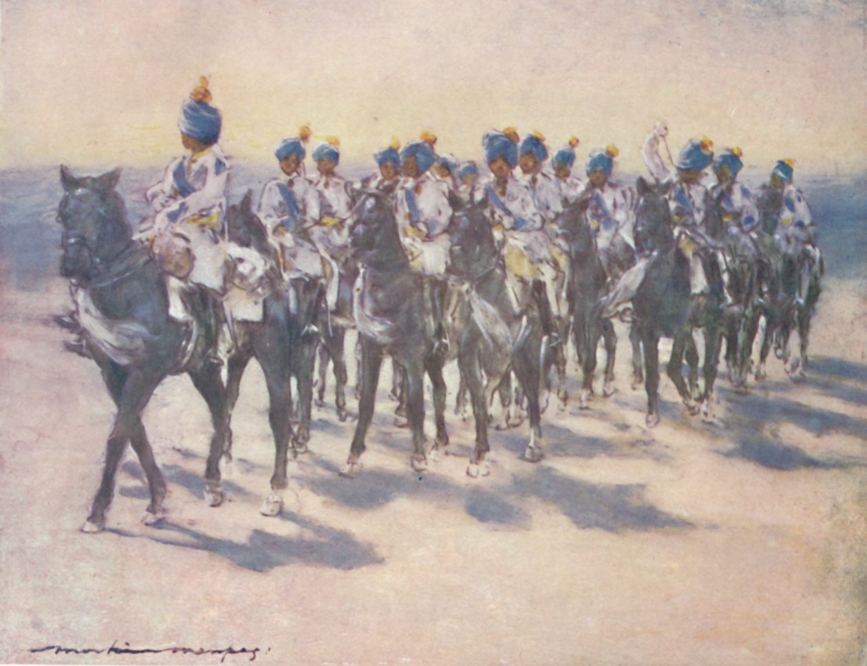 Cesarski Korpus Kadetów w Durbar, 1903 autorstwa Mortimer L Menpes