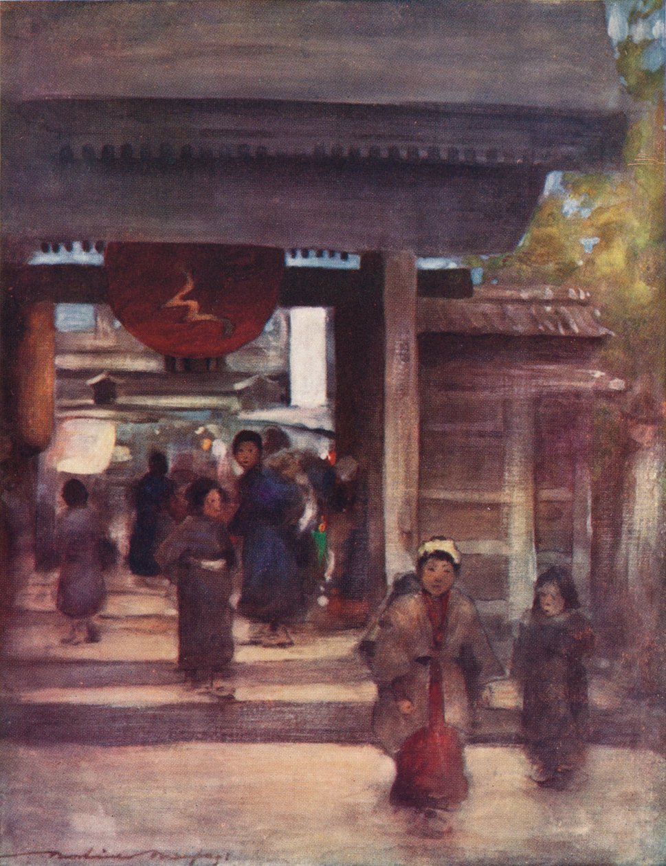 „Droga do świątyni”, c1887, 1901 autorstwa Mortimer L Menpes