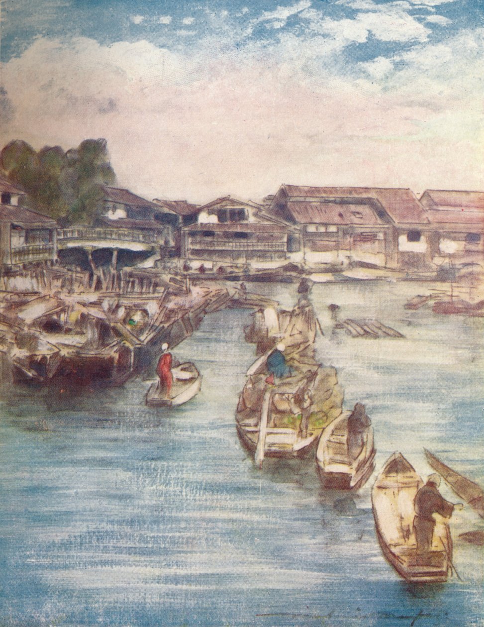 „Wenecja Japonii”, c1887, 1901 autorstwa Mortimer L Menpes