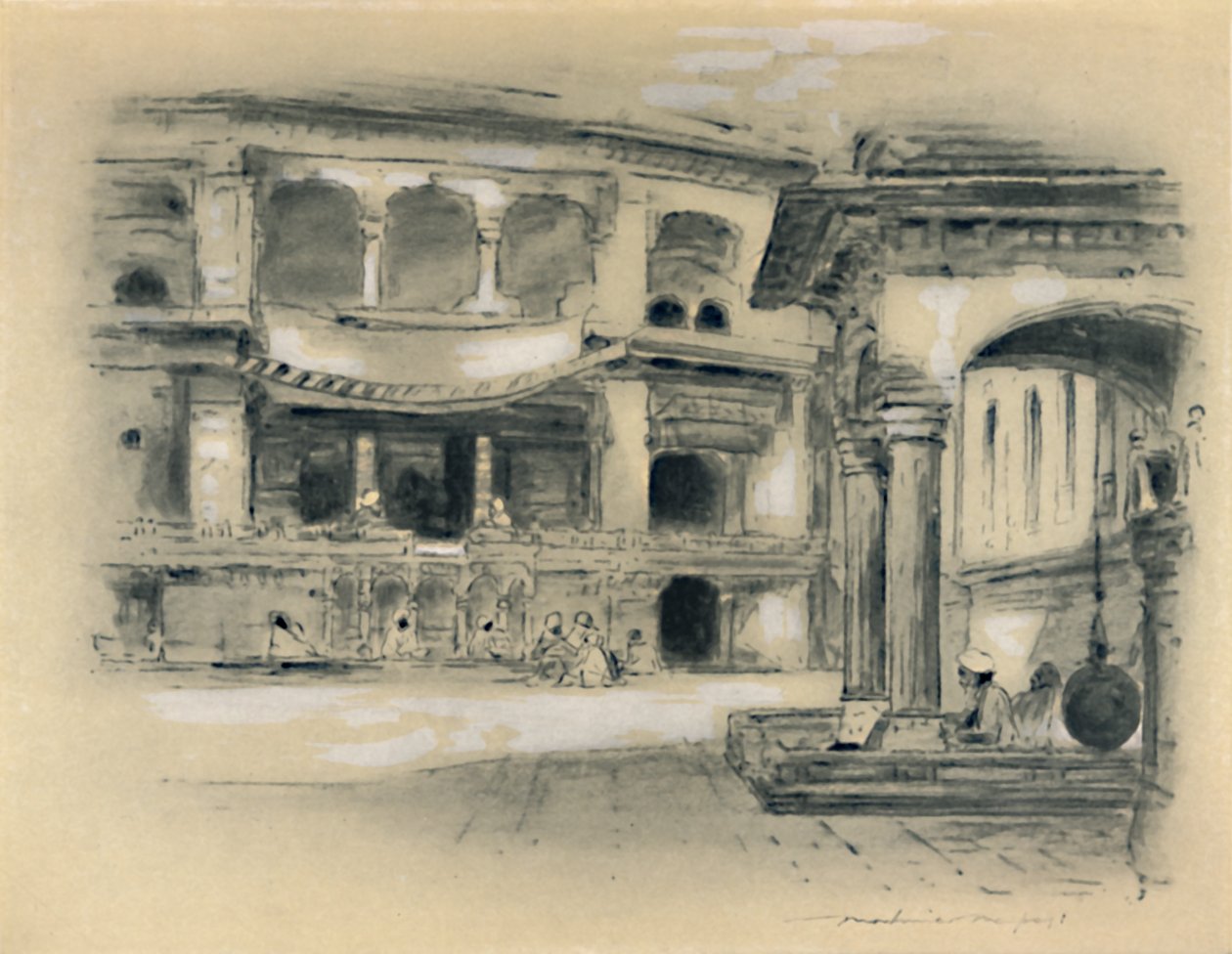 „Miasto Amritsar”, 1903 autorstwa Mortimer L Menpes