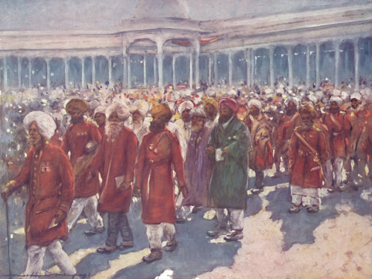 „Weterani buntu w Wielkim Dniu”, 1903 autorstwa Mortimer L Menpes