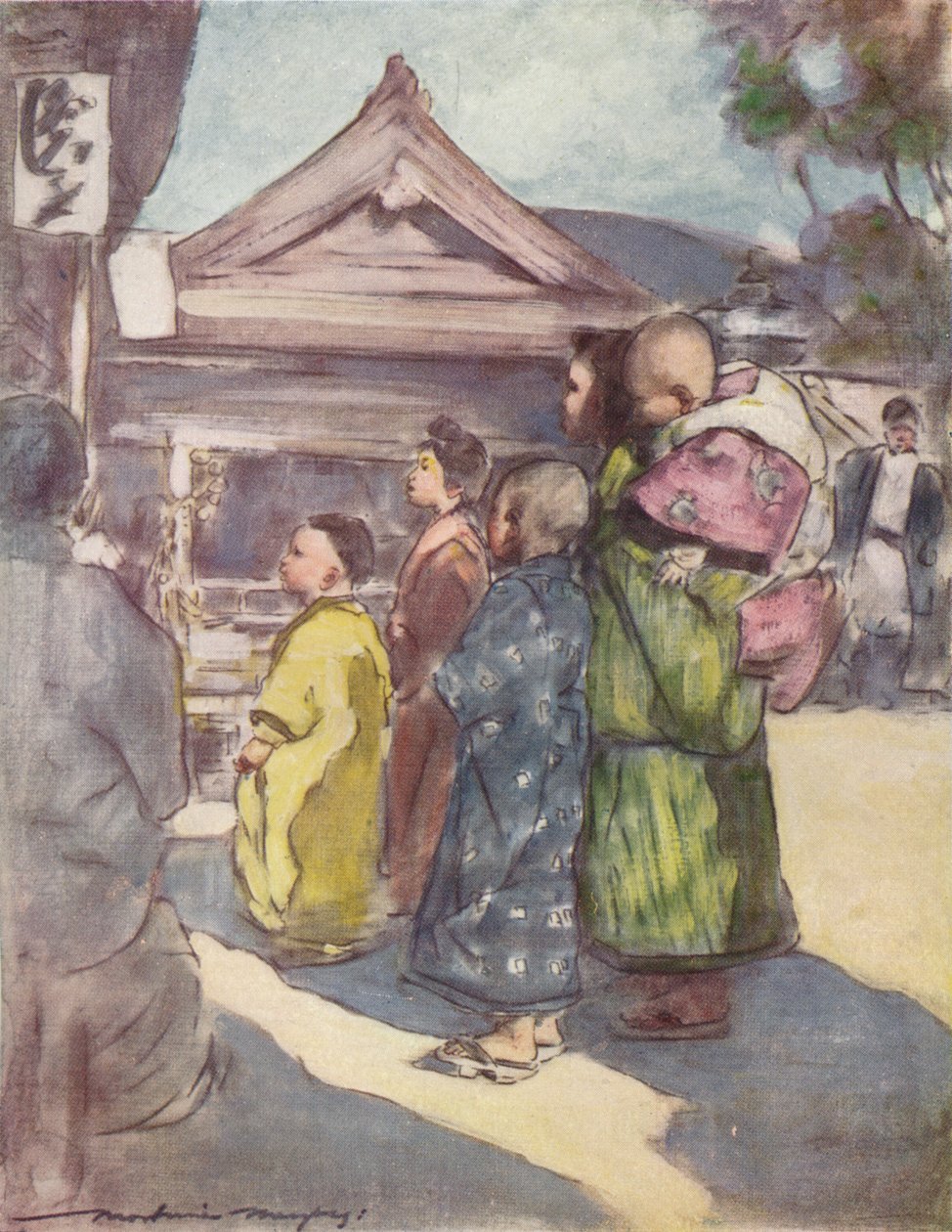 „Oglądanie sztuki”, c1887, 1901 autorstwa Mortimer L Menpes