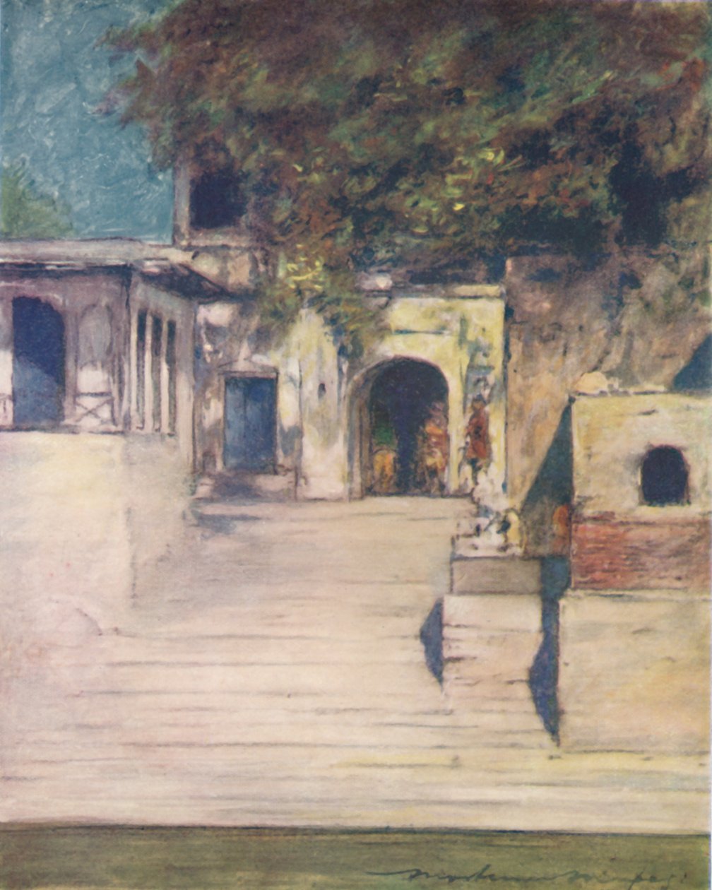 Słynna Studnia, Delhi, 1905 autorstwa Mortimer Ludington Menpes