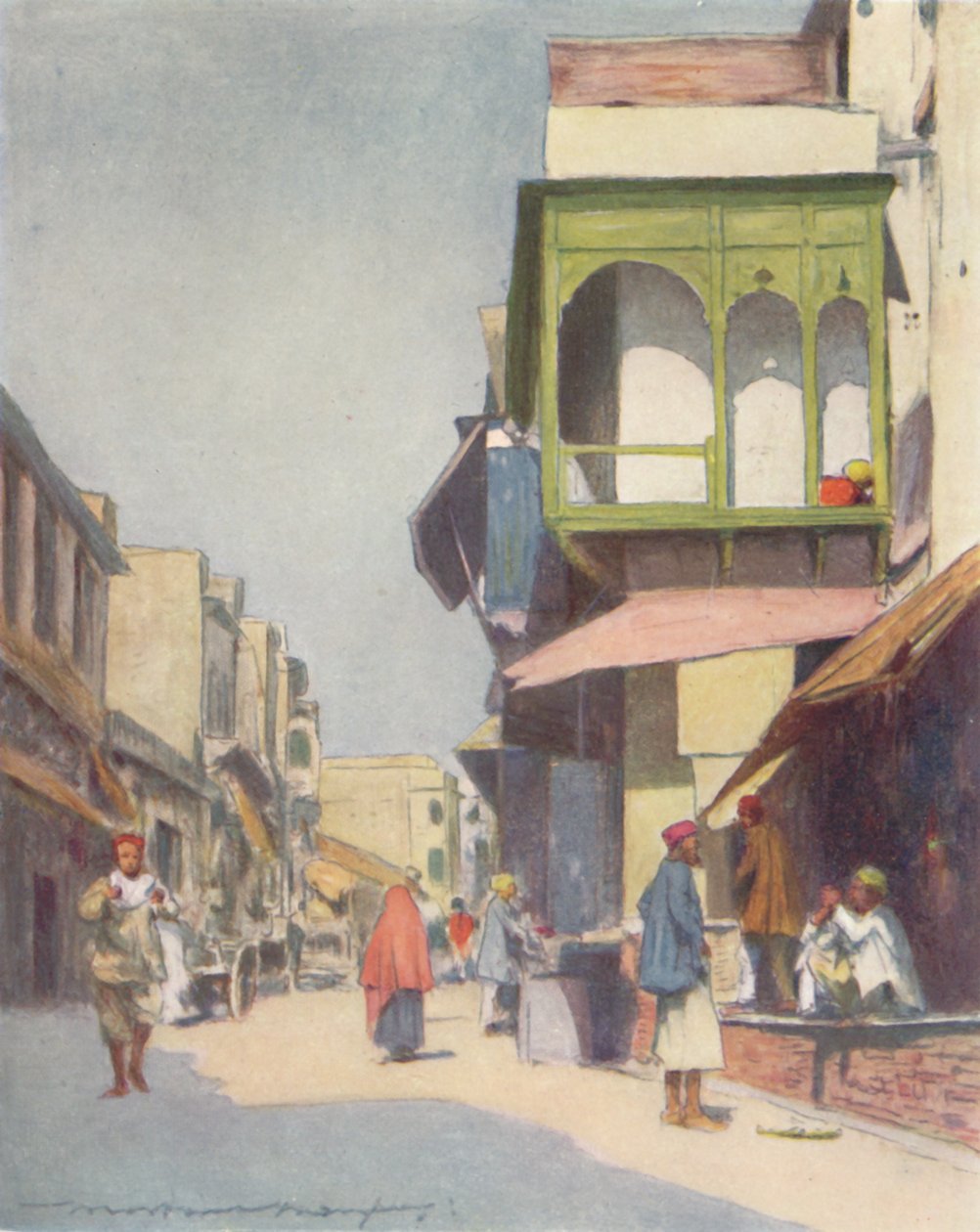 Wąska autostrada, 1905 autorstwa Mortimer Ludington Menpes