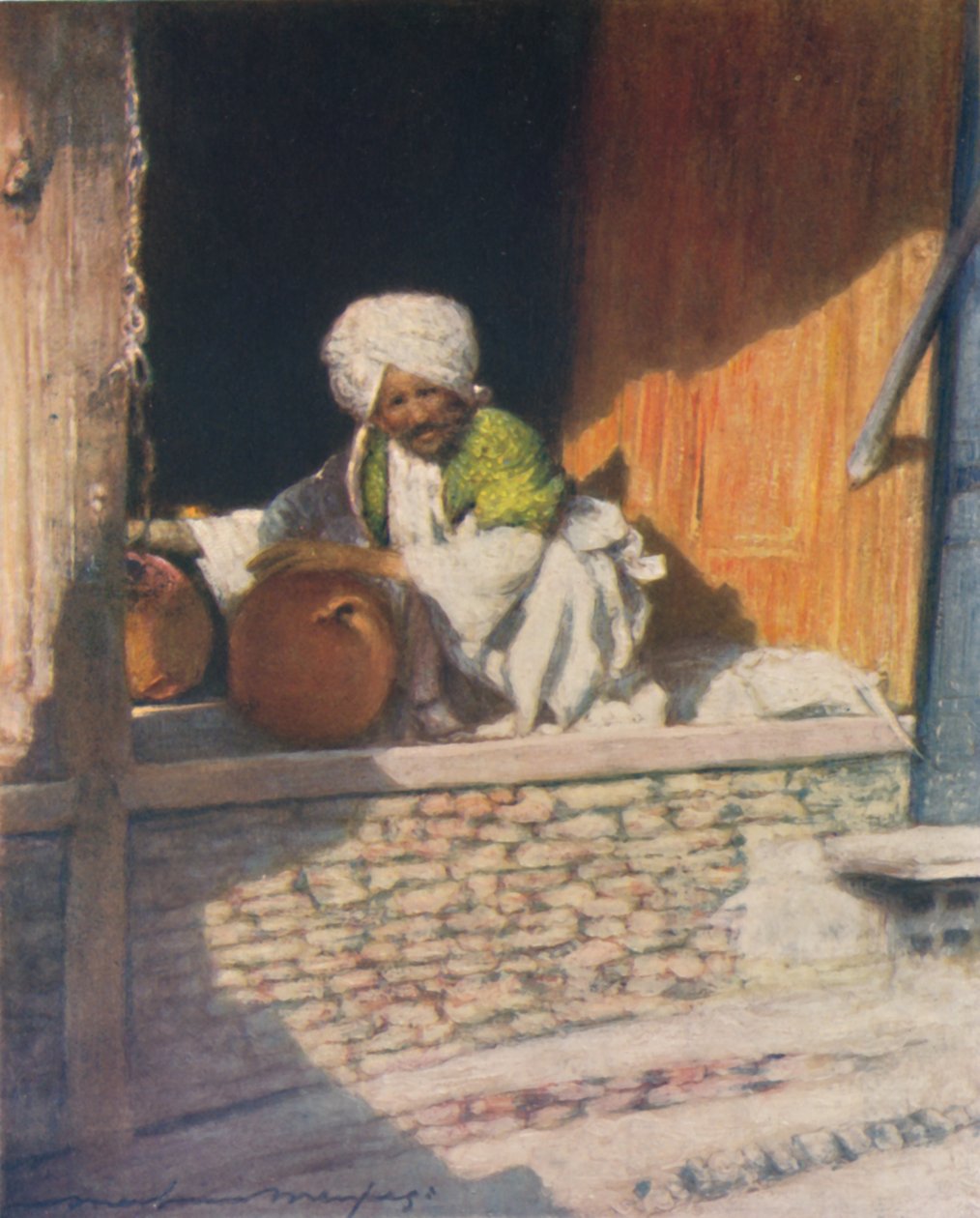 Garncarz, 1905 autorstwa Mortimer Ludington Menpes
